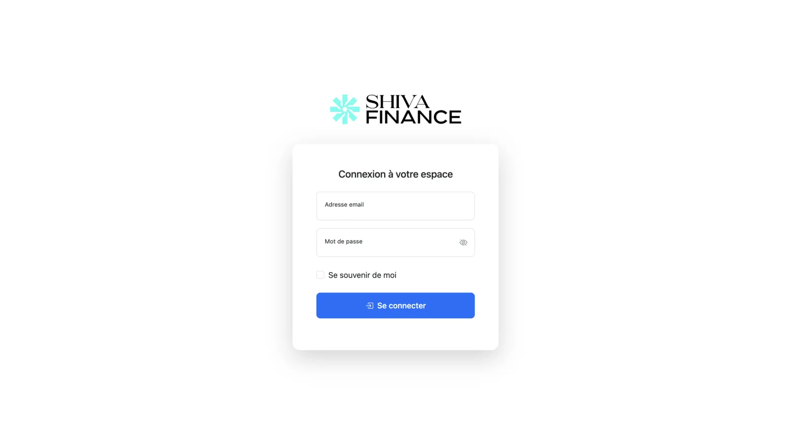 Refonte du CRM Shiva Finance