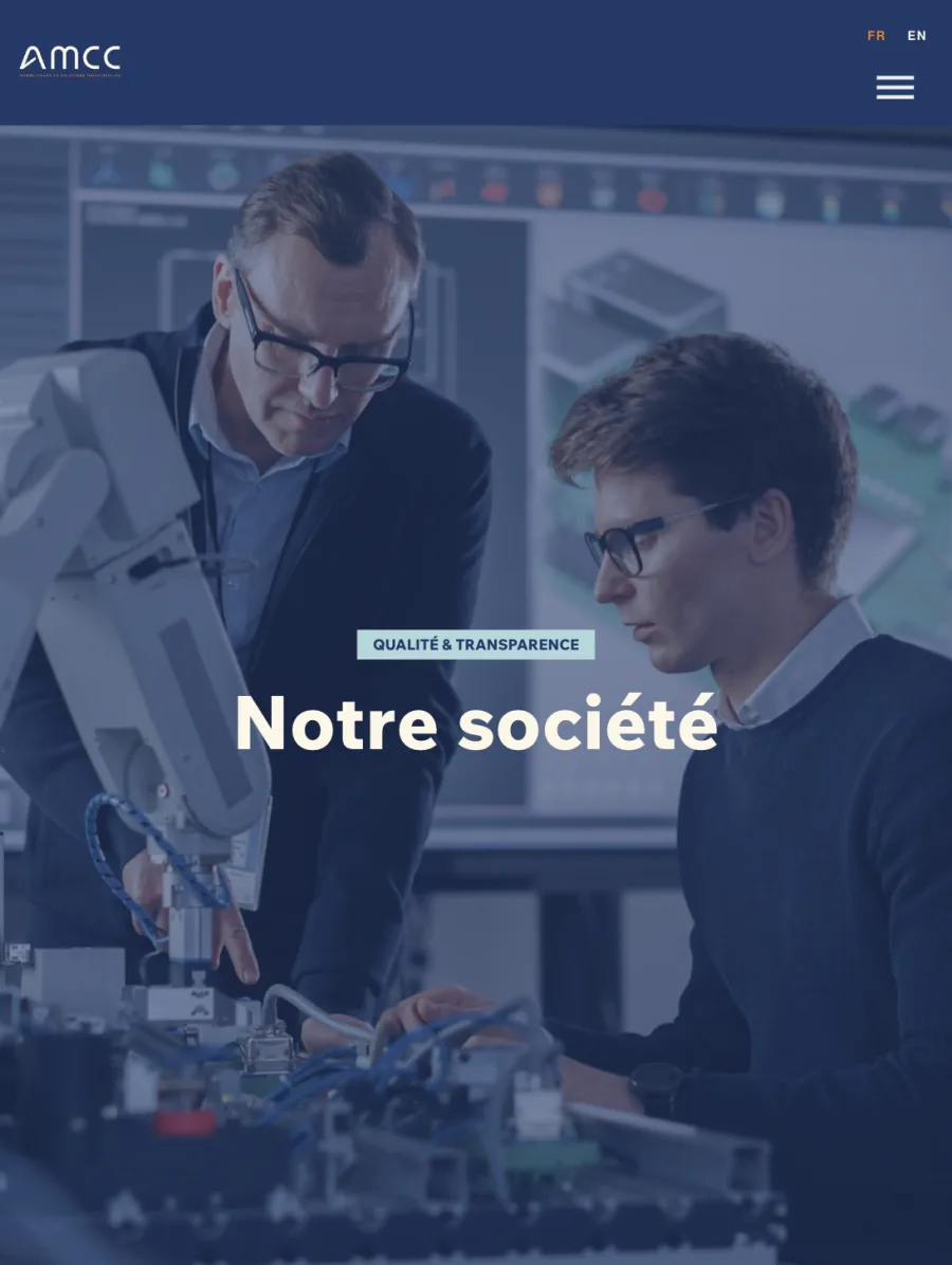 Refonte du site web AMCC