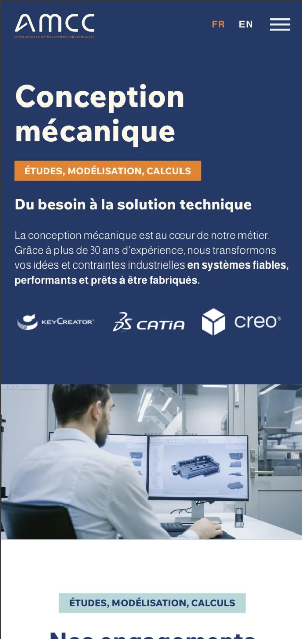 Refonte du site web AMCC
