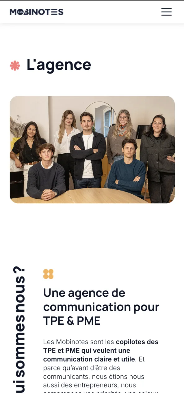 Refonte du site Les Mobinotes